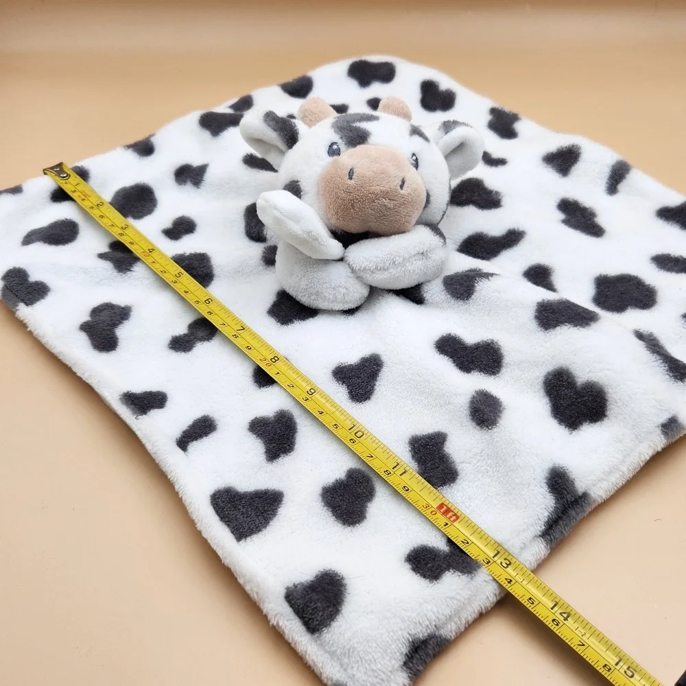 Carters Baby Infant Spotted Cow Calf Security Blanket Cuddle Lovey Plush 2023